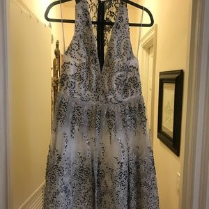 Stunning beaded lace Alice & Olivia dress